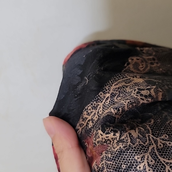 Vintage Blazer Jacket Womens rose print pockets lightweight - Picture 8 of 9